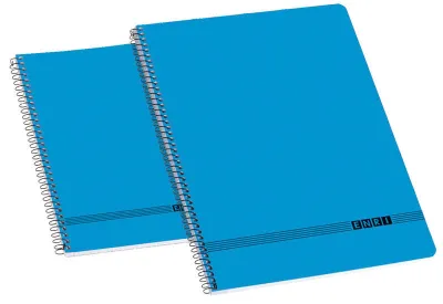 Enri Cuaderno Espiral Tapa Blanda 4º Cuadricula 4x4 Color Azul