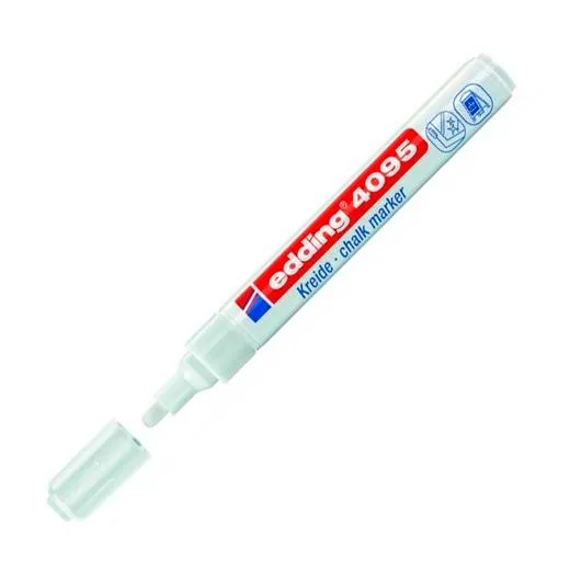 Edding Marcador De Tiza Líquida 4095 Borrable Blanco