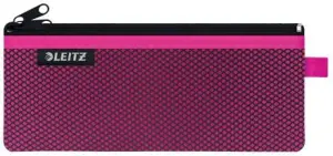 Leitz WOW Bolsa Porta-Todo Mediana 2 Compartimentos 85x6x210mm Fucsia Lavable