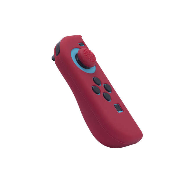 Fr-Tec Funda Protectora De Silicona Joycon Skin + Grip Izquierdo - Grip Para Mayor Agarre Y Precision - Proteccion Contra Rayaduras - Mejora Y Personaliza Tu Experiencia De Juego - Color Rojo