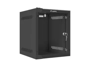 Lanberg Armario Rack 6U de Pared Negro WF10-2306-10B