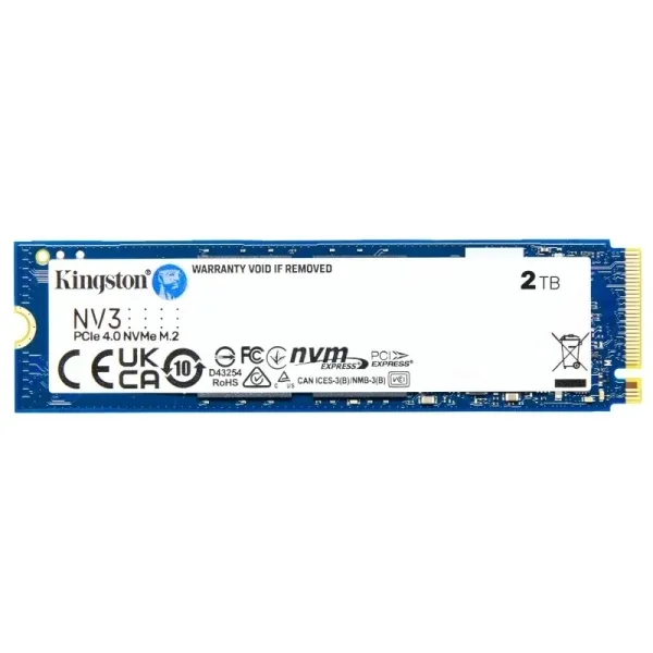 Kingston NV3 SSD M.2 2280 2TB PCIe 4.0 NVMe 3D NAND