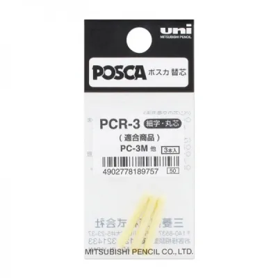 Posca Uni-ball PC-3M Recambios de Fieltros Pack de 3 Punta 0.9-1.3mm