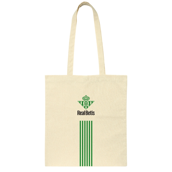 Safta Real Betis Balompie Tote Bag Bolsa De Tela - Asas De Mano - Color Beige