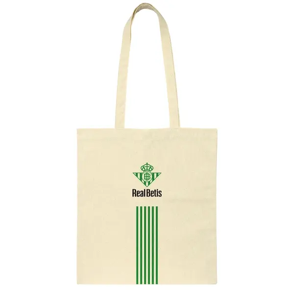 Safta Tote Bag Real Betis Balompié Beige con Asas de Mano