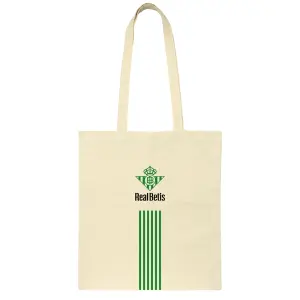 Safta Tote Bag Real Betis Balompié Beige con Asas de Mano