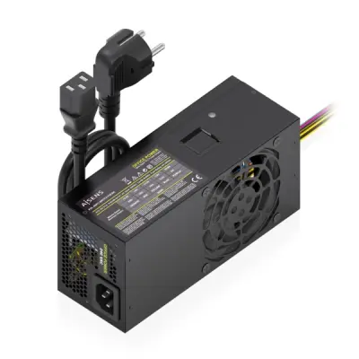 Aisens Fuente de Alimentación 500W TFX con Ventilador de 80mm - Color Negro