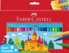 Faber-Castell Pack de 50 Rotuladores Lavables con Tinta a Base de Agua - Colores Surtidos