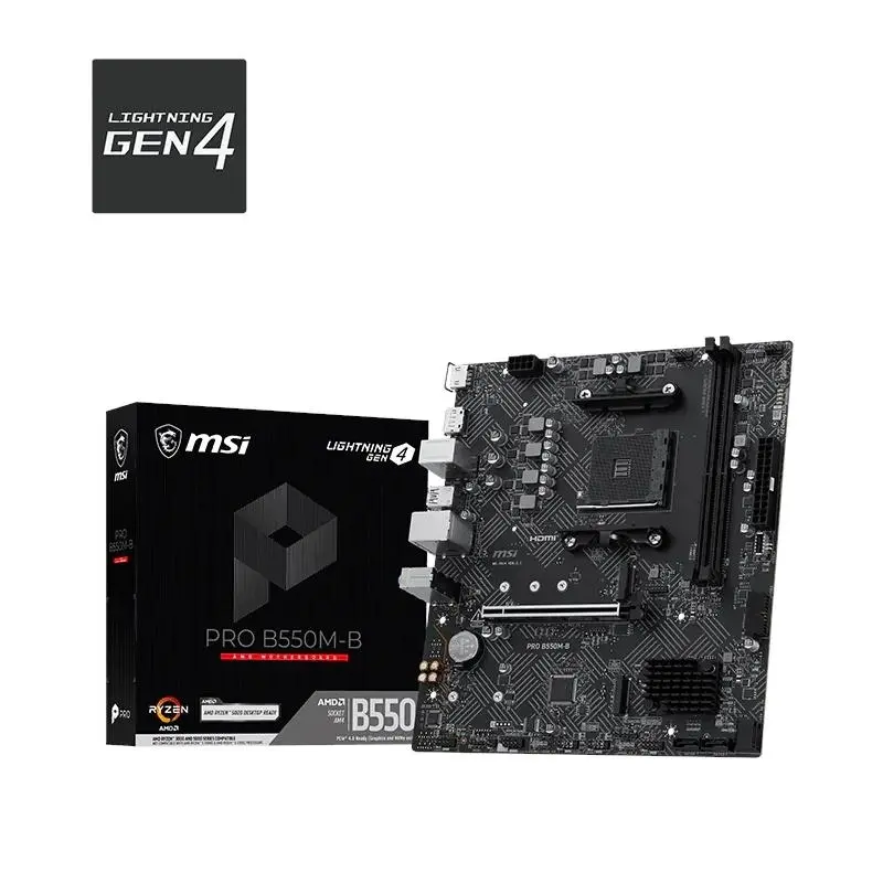 MSI PRO B550M-B Placa Base mATX AM4