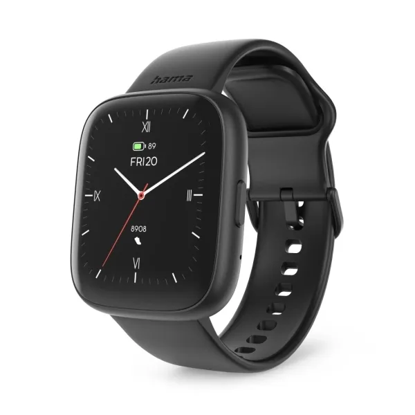 Hama Smartwatch 4000 LCD 1.65" IP68 Con Sensores De Salud Negro