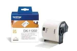 BROTHER ETIQUETAS BLANCAS PRECORTADAS PARA ENVÍO 62X100MM (300 ETIQUETAS)