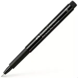 Faber Castell Pitt Artist Pen Fineliner XS 0.1mm Negro