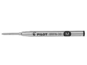 Pilot Recambio Metálico para Bolígrafos Ageless, Custom Urushi, Grance y Heritage 91 - Punta Media 1.00mm - Negro