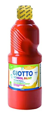 Giotto Témpera Escolar Lavable Roja Escarlata 500 ml