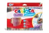 Carioca Birello Pack de 24 Rotuladores Doble Punta Fina y Media Tinta Superlavable