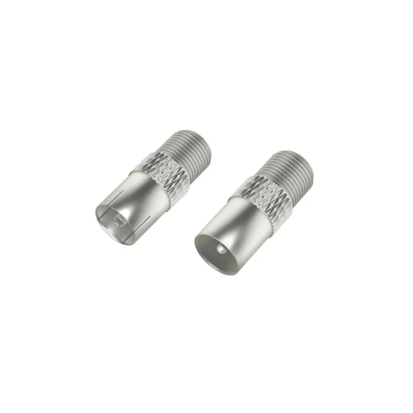 Hama Essential Set de Adaptadores Coaxiales Hembra a F Hembra y Macho a F Hembra