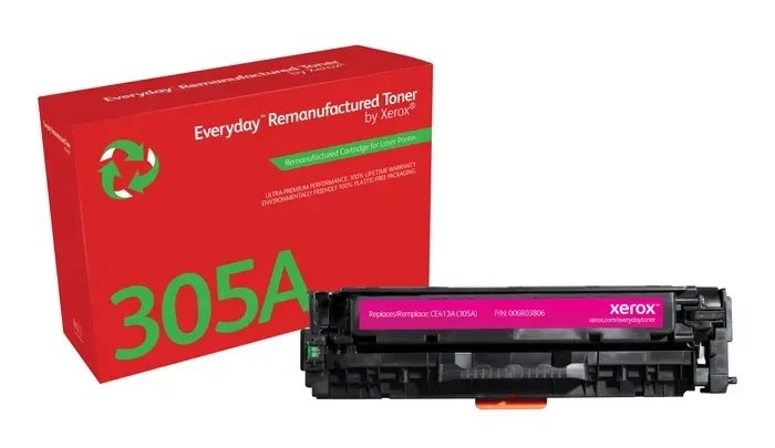 HP CE413A Magenta Cartucho de Tóner Remanufacturado - Reemplaza 305A