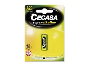 Cegasa Pila A23 12V Super Alcalina - Alta Tecnología y Rendimiento Elevado