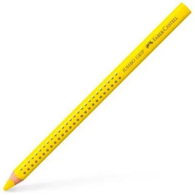 Faber Castell Lápices De Colores Jumbo Grip Unicolor Amarillo Cadmio