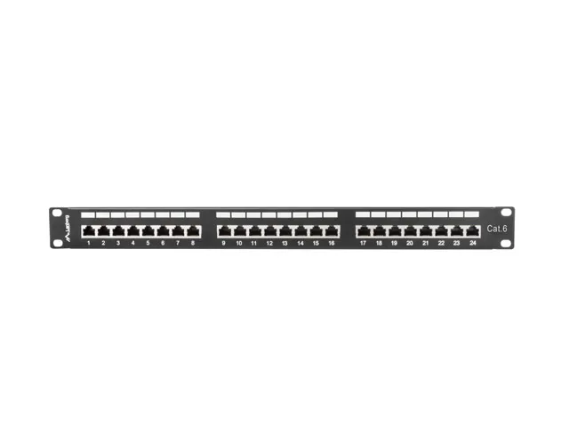 Lanberg PPS6-1024-B Panel De Parcheo 1U Para Armarios Rack