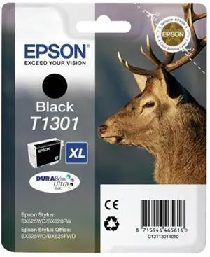 Epson Tinta Negra Para Stylus SX525WD, SX620FW, Office B42WD, 525WD, 625FWD, 925FWD