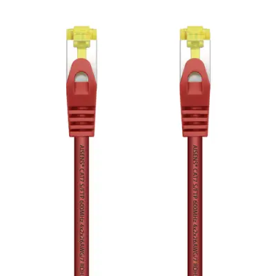 AISENS Cable De Red RJ45 LSZH Cat.7 600 MHz S/FTP PIMF AWG26 Rojo 2.0 m
