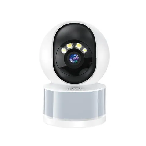 Xo Cr11 Camara De Vigilancia Wifi - Motorizada - Vision Nocturna - 3Mpx - Bluetooth - Color Blanco