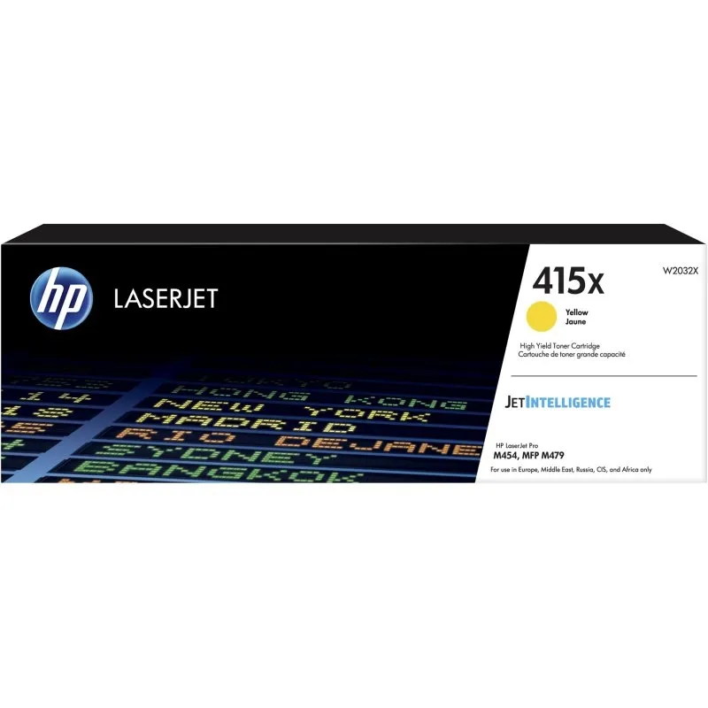 HP Cartucho de Tóner Original Amarillo 415X W2032X