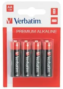 Verbatim Pilas Alcalinas AA LR06 Pack de 4 Unidades