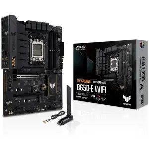Asus TUF Gaming B650-E WIFI Placa Base AM5 WiFi, Bluetooth, PCIe 4.0, DDR5, 3x M.2, WiFi 6E, USB 2.0, 3.2 y Ethernet de 2.5Gb