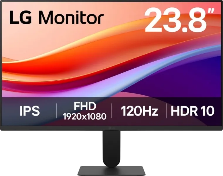 LG 24U411A-B Monitor 23.8" FHD 120Hz HDMI VGA