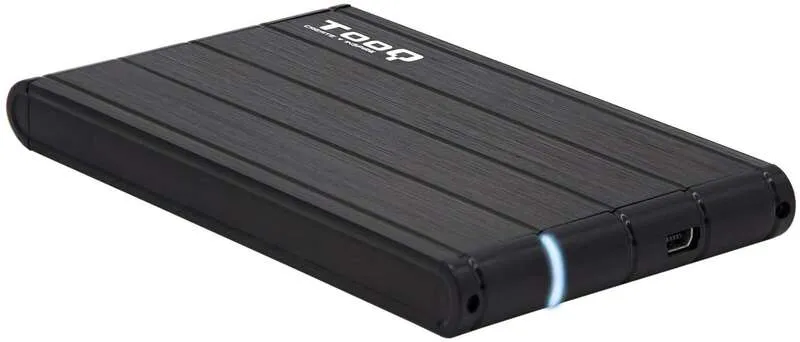 Tooq Carcasa Externa Hdd/Sdd 2.5" Hasta 9,5Mm Sata Usb 3.0 - Color Negro