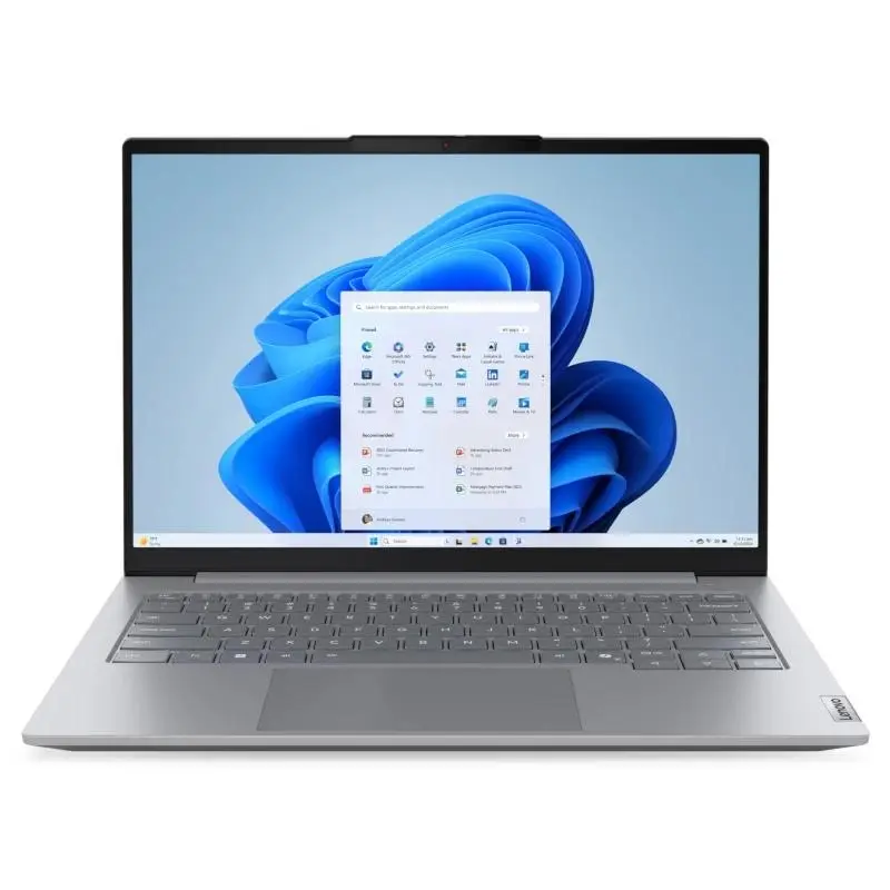 Lenovo ThinkBook 14 G8 IAL, Intel Core Ultra 5 225U, 14" WUXGA, 16 GB DDR5, 512 GB SSD, Wi-Fi 6E, Windows 11 Pro, Gris