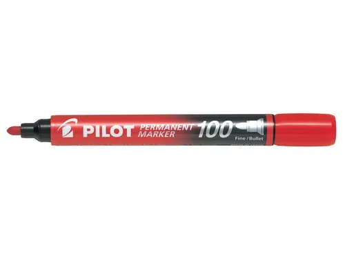 Pilot Rotulador Permanente Sca-100 Rojo - Calidad Y Precisión