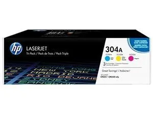 Hp Toner Laser Tricolor 304A Pack 3 (Cc531-Cc532-Cc533)