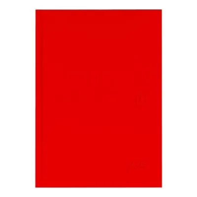 Oxford Agenda Anual Minimal Cosida A5 320H Rojo 2026