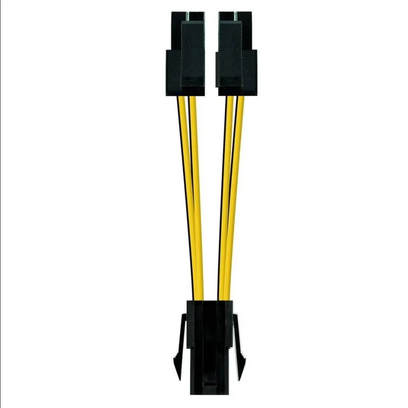 Nanocable Cable Alimentación 4Pin/H-4+4Pin/M, 15 C