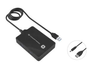 HUB USB3.0 CONCEPTRONIC HUBBIES11B 4 PUERTOS Y CABLE DE 90CM
