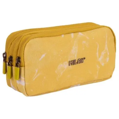 Milan Portatodo 3 Cremalleras Serie Lava Amarillo