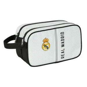 Safta Neceser Adaptable Carro Real Madrid 1ª Equipación 24/25 con 2 Cremalleras