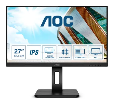 Aoc 27P2Q Monitor 27" Ips Aa Piv Vga Dvi Hdmi