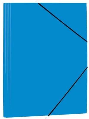 Mariola Carpeta Con Gomas Solapa Folio Polipropileno 450 Micras Azul