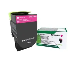 Lexmark Cartucho de Tóner Original Magenta 71B20M0/71B0030 para Impresoras CS317/CS417/CS517/CX317/CX417/CX517