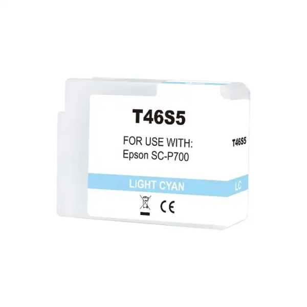 Epson T46S5 Cyan Light Cartucho De Tinta Pigmentada Generico - Reemplaza C13T46S500