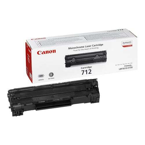 Canon 712 Negro Cartucho De Toner Original - 1870B002