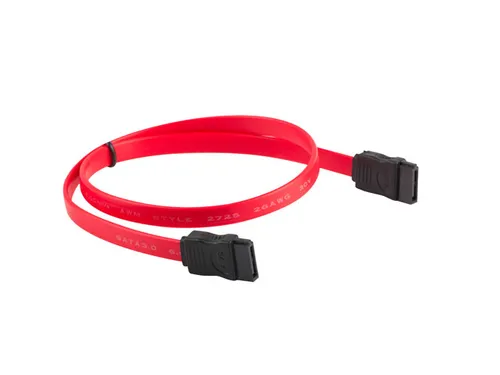 Lanberg Ca-Sasa-10Cu-0050-R Cable De Sata 0,5 M Sata 7-Pin Rojo