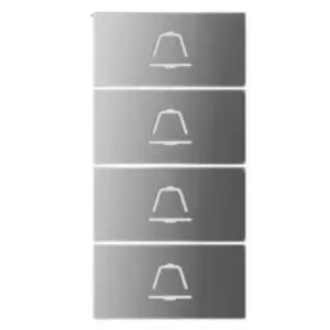 Hikvision DS-KABV7413-SBUTTON4 Botón de Llamada para Seguridad Domótica