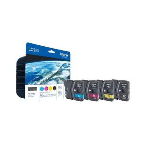 Brother Pack De Tinta BK/C/M/Y Para Impresoras DCP-J125/J140W/J315W/J515W - MFC-J220/J265W/J410/J415W