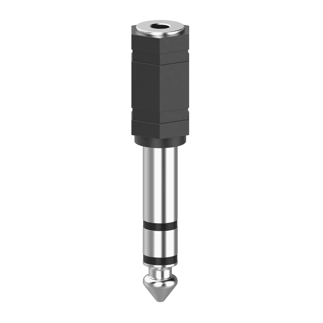 Hama Adaptador Jack Hembra 3.5mm a Macho 6.3mm Color Negro