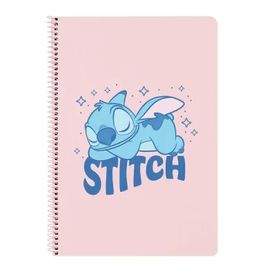 Safta Libreta con Espiral 80 Hojas 80g/m2 Cuadriculas 4x4mm Rosa Pastel 215x10x310mm